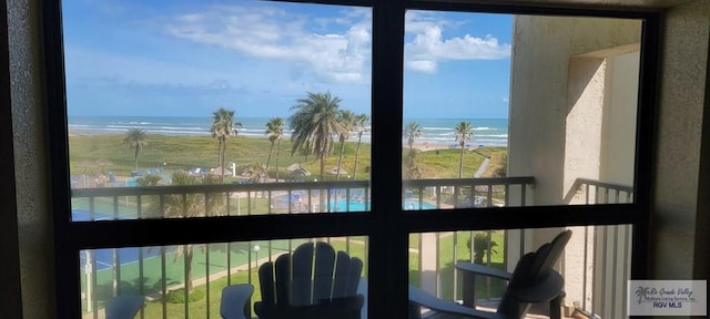 406 Padre Blvd Unit 401, South Padre Island, TX 78597 - water view with nearby beach