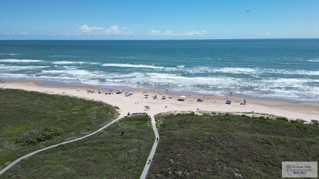 406 Padre Blvd Unit 401, South Padre Island, TX 78597 - water view featuring nearby beach