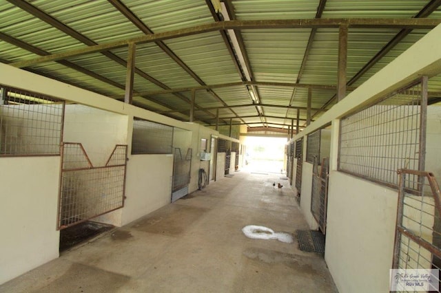 view of stable