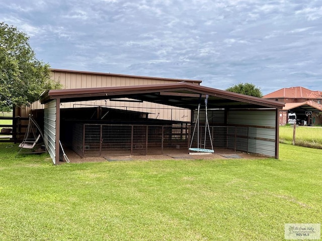 view of outdoor structure