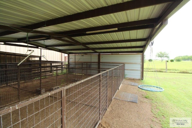 view of stable