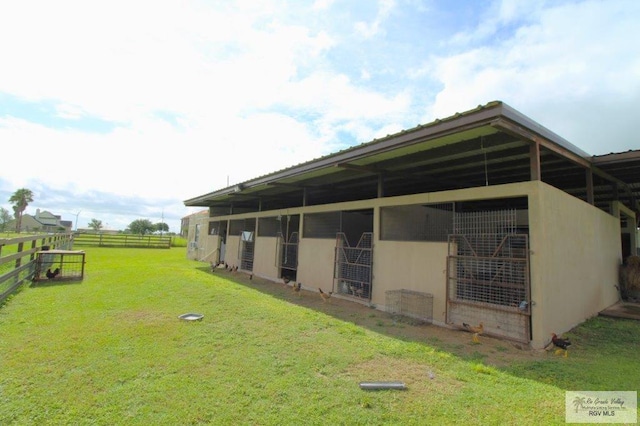 view of stable