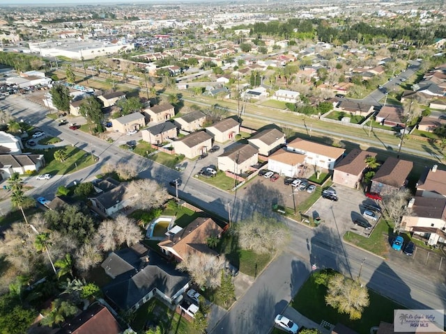 bird's eye view featuring a residential view