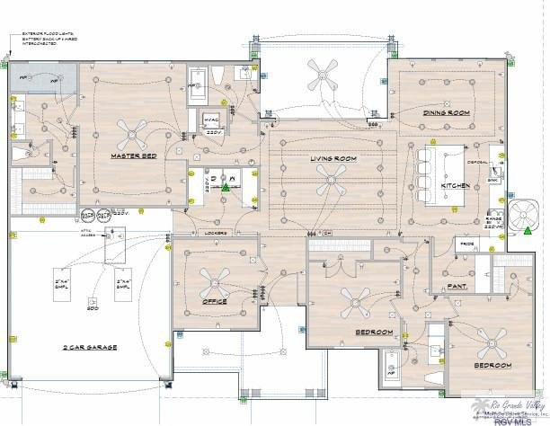 9857 Heights N, Harlingen, TX 78552 - view of floor plan / room layout