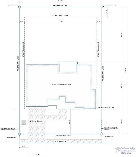 9857 Heights N, Harlingen, TX 78552 - view of home floor plan