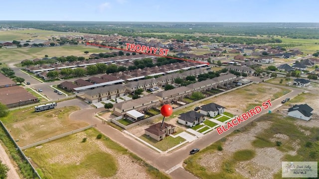 5112 Blackhawk Ave, Rio Grande City, TX 78582 - drone / aerial view featuring a residential view