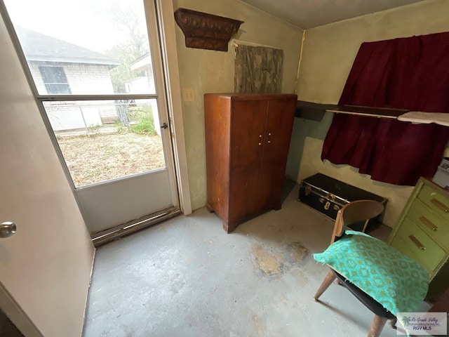 1105 Colt St, La Feria, TX 78559 - unfurnished bedroom with concrete floors