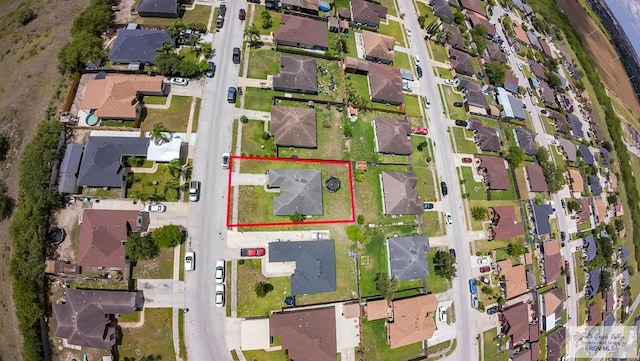 3053 Fairfield Dr, Brownsville, TX 78526 - aerial perspective of suburban area with property boundaries highlighted