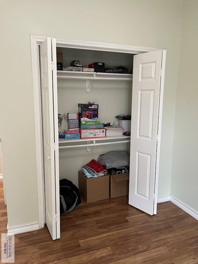 view of closet