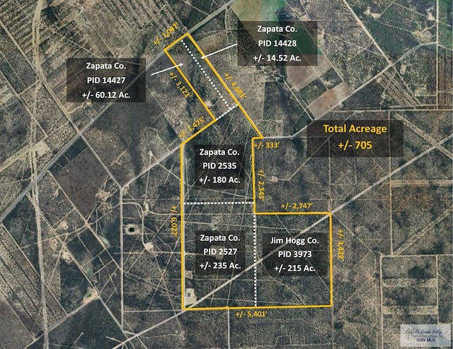 705ACRE Fm 2687, Zapata TX, 78360 land for sale