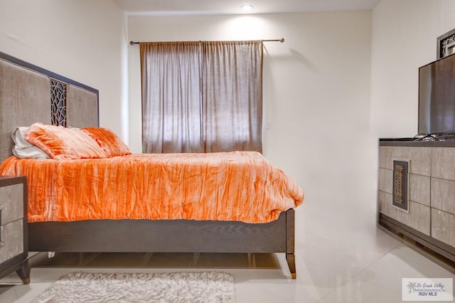 view of tiled bedroom