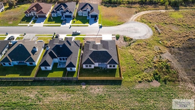 drone / aerial view featuring a residential view