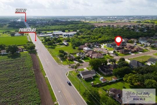 18186 King Palm Dr, Harlingen, TX 78552 - aerial view of property's location