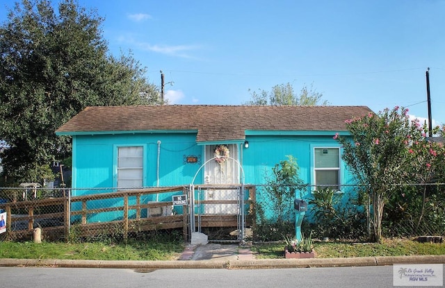 view of front of home