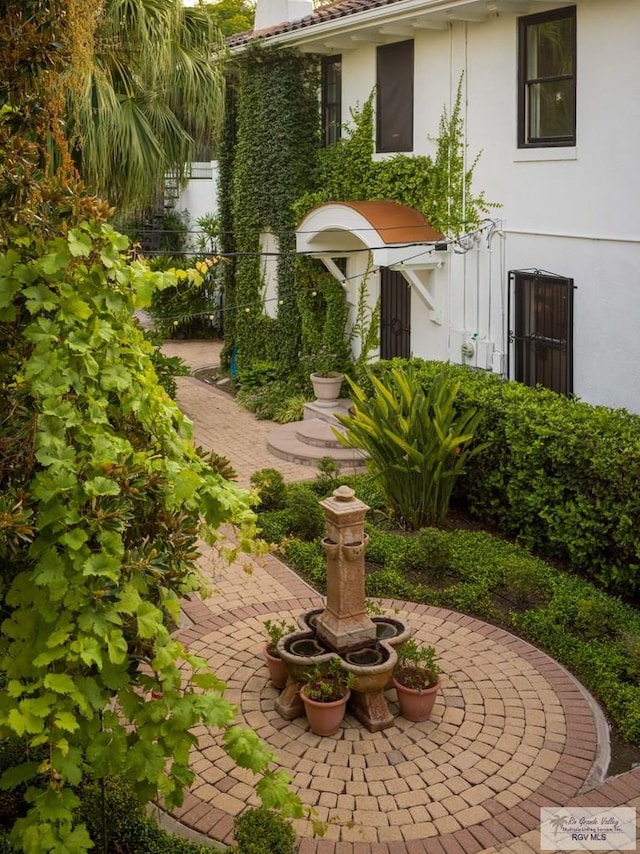 exterior space with a patio area