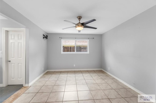 1000 E Palm Valley Dr, Palm Valley, TX 78552 - spare room featuring a ceiling fan and light tile patterned floors