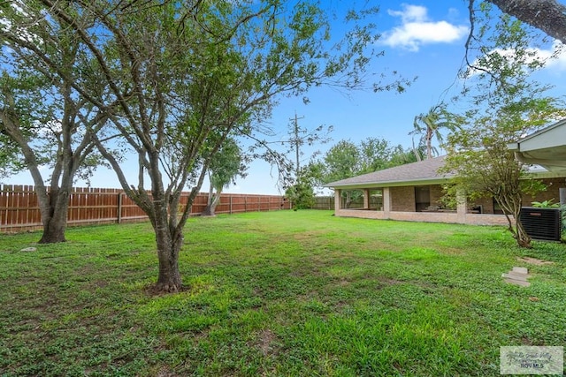 1000 E Palm Valley Dr, Palm Valley, TX 78552 - view of fenced backyard