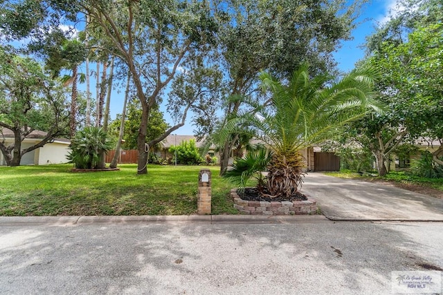 1000 E Palm Valley Dr, Palm Valley, TX 78552 - obstructed view of property with concrete driveway