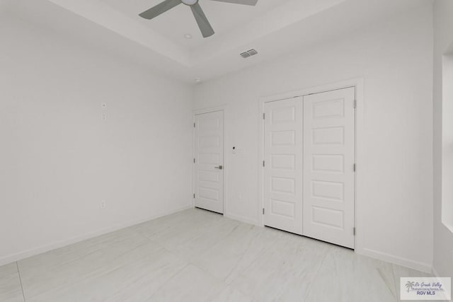 8879 Wentz Lk, Brownsville, TX 78520 - unfurnished bedroom with a closet and a ceiling fan