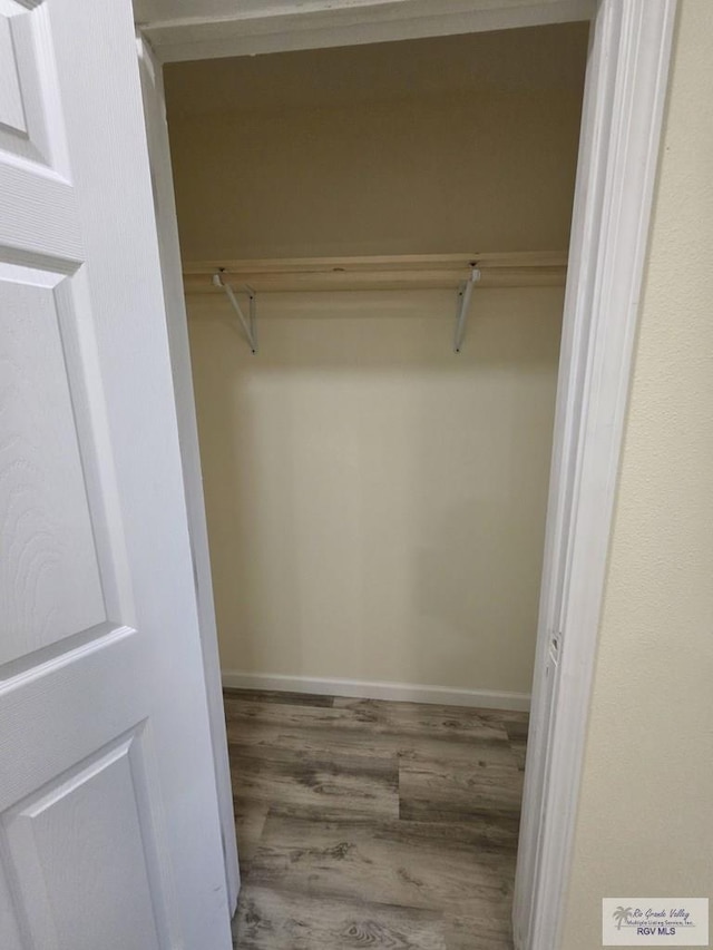 view of closet