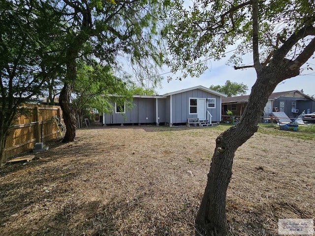 view of rear view of property