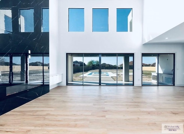 interior space featuring wood finished floors