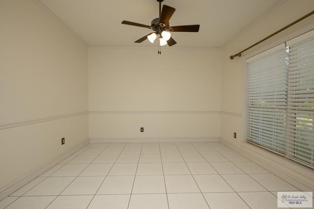 212 E Xenops Ave, Mcallen, TX 78504 - empty room featuring ceiling fan and crown molding
