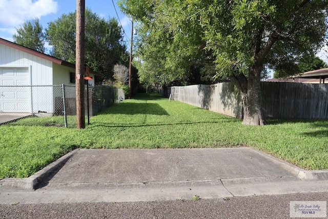 view of yard