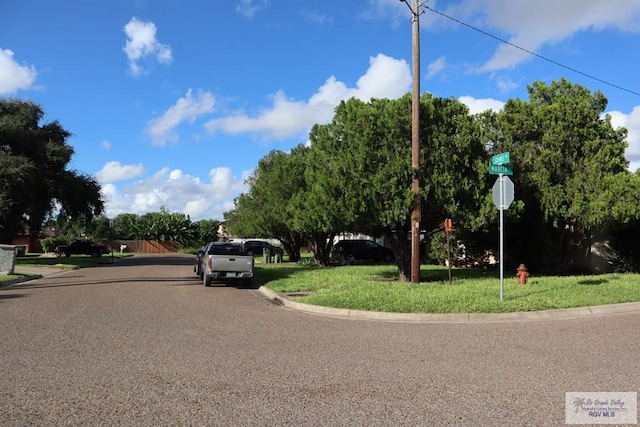 view of road
