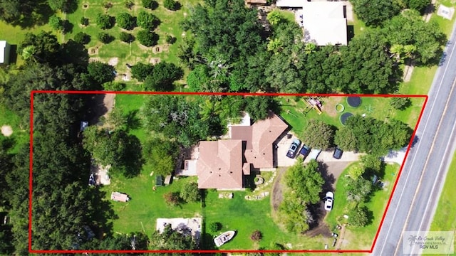 28880 Bass Blvd, Harlingen, TX 78552 - aerial overview of property's location with property boundaries highlighted