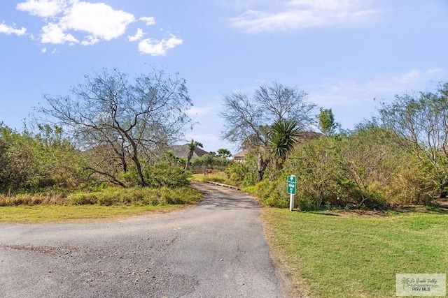 view of road