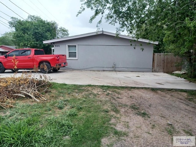 view of side of property