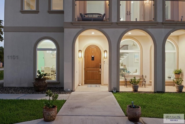 view of entrance to property