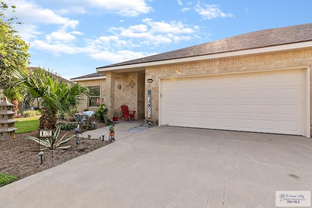 ranch-style house with a garage