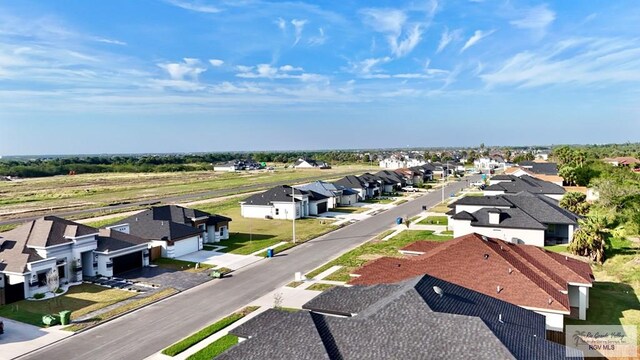 bird's eye view featuring a rural view