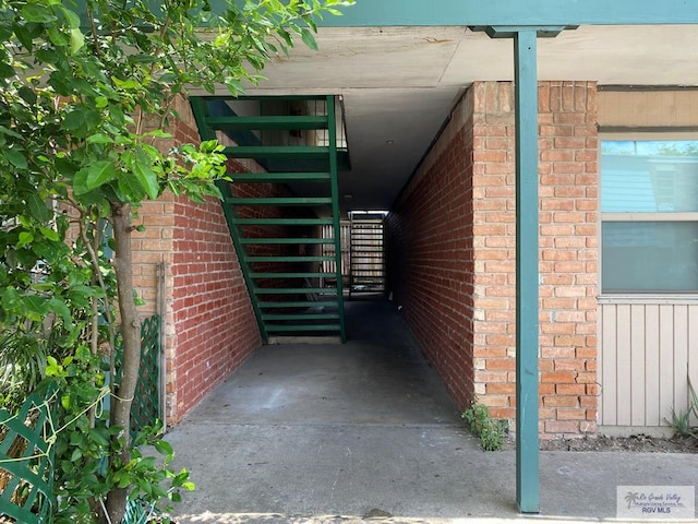 2304 Shidler Dr Unit 10-40, Brownsville, TX 78521 - doorway to property featuring brick siding