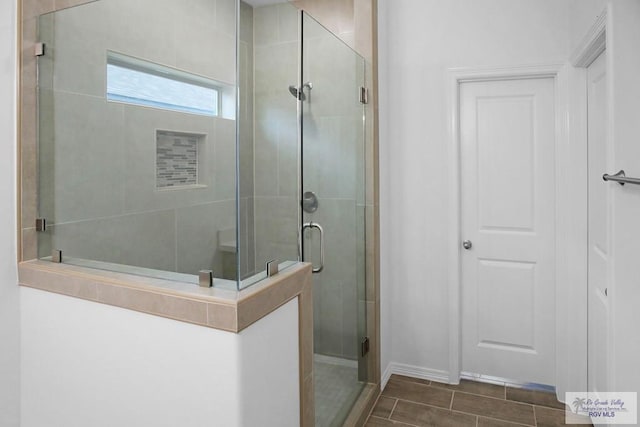 bathroom with walk in shower