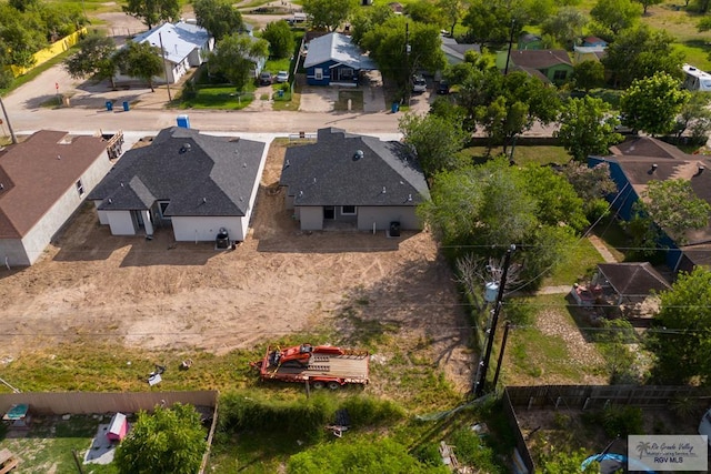 drone / aerial view featuring a residential view