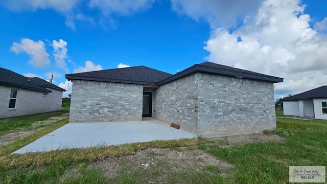 view of home's exterior featuring a patio