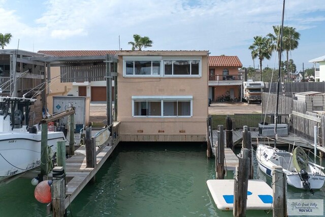 131 Windward Dr, Port Isabel, TX 78578 - dock area with a water view
