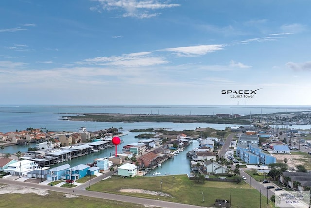 131 Windward Dr, Port Isabel, TX 78578 - bird's eye view with a water view