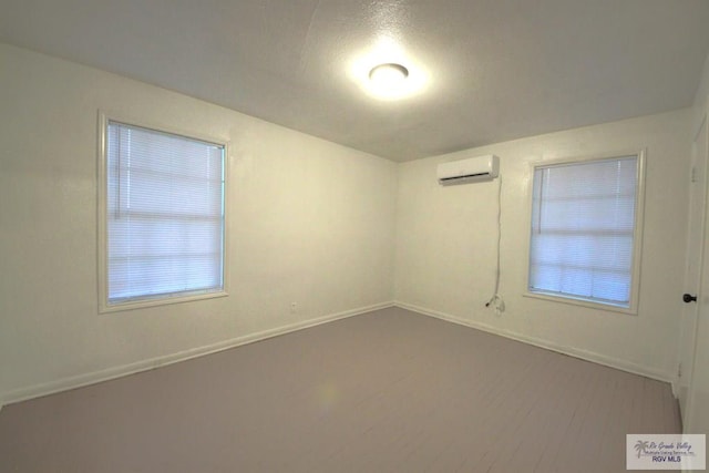 empty room with a wall unit AC