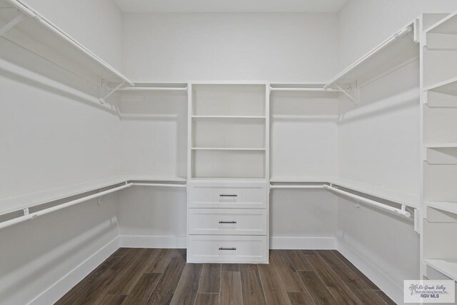 25219 Chelsea Ln, Harlingen, TX 78552 - spacious closet featuring dark wood-style flooring