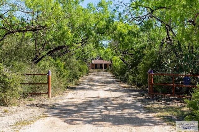 view of road