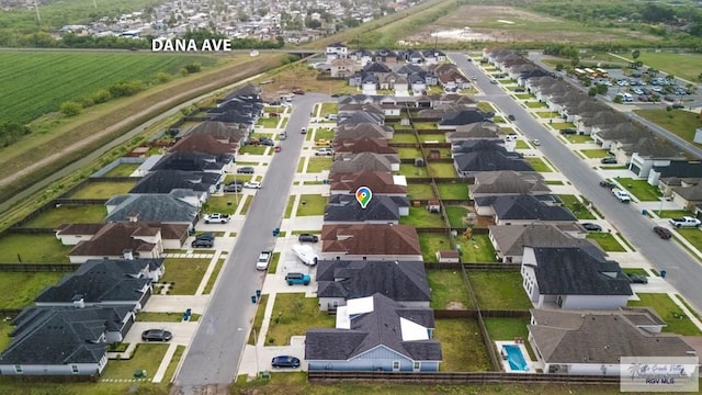 birds eye view of property featuring a residential view