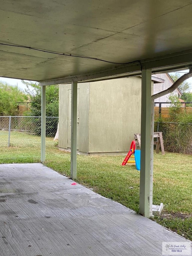 view of patio