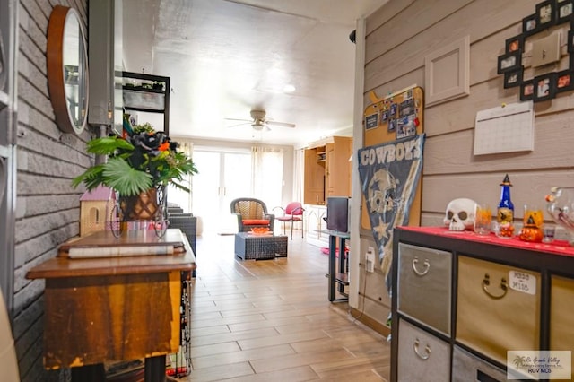 238 Starcrest Dr, Brownsville, TX 78521 - interior space featuring a ceiling fan