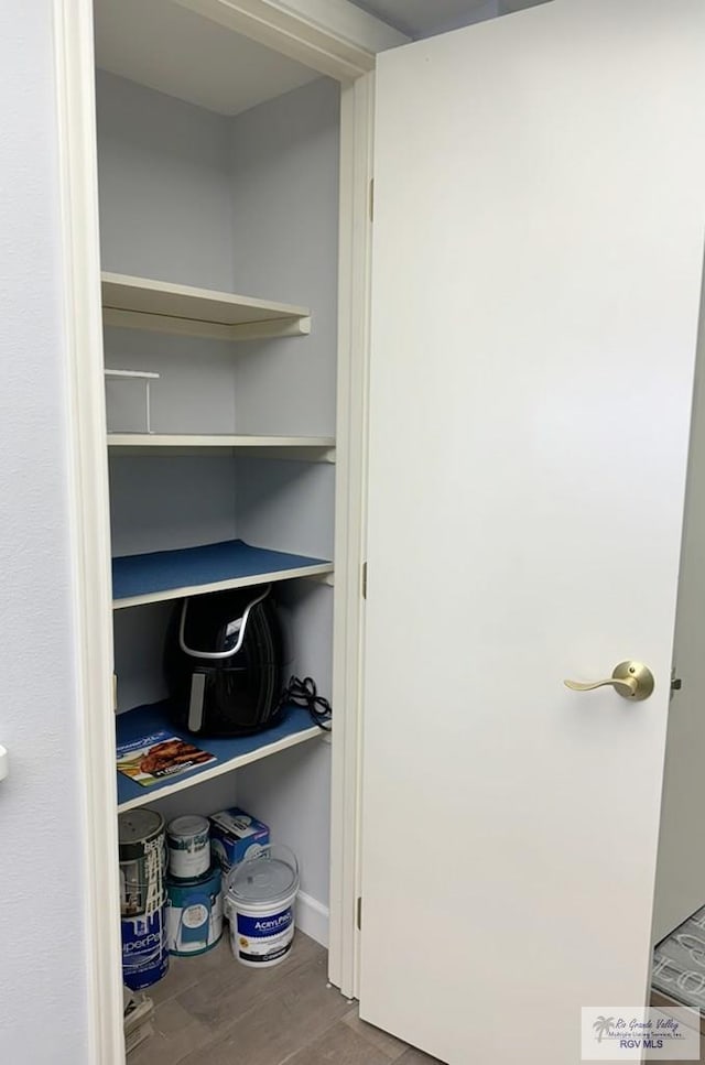 view of closet