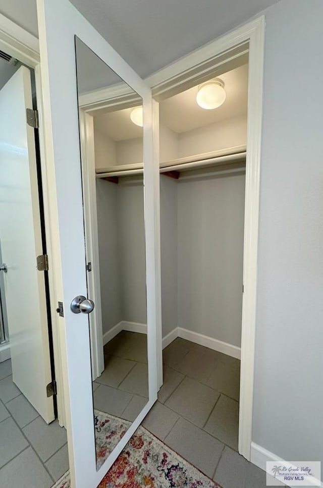 view of closet