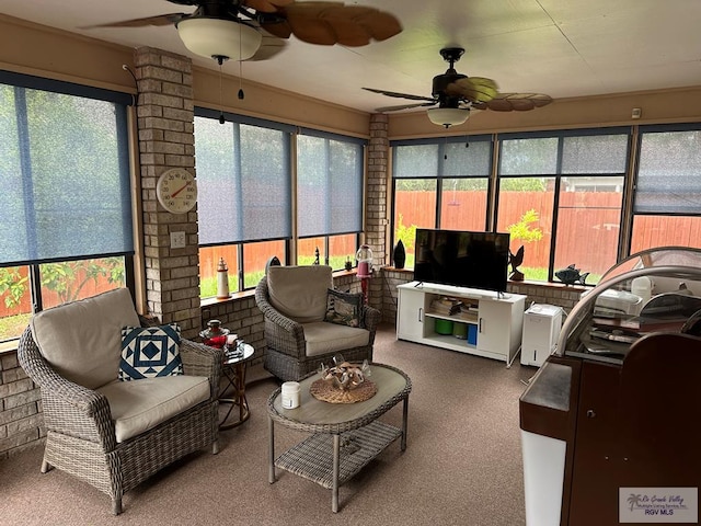 42 Cherokee Dr, Harlingen, TX 78550 - sunroom featuring healthy amount of natural light